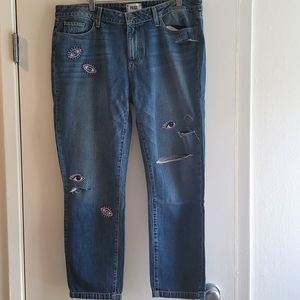 Paige jimmy jimmy ankle eye patch jeans